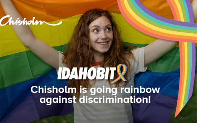 Chisholm is going rainbow against discrimination join IDAHOBIT day.